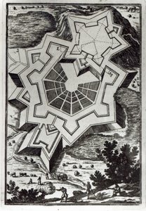 図LXI、AMマレットによる「レトラヴォードマルスまたはou L&39;Art de la Guerre」から、1684年